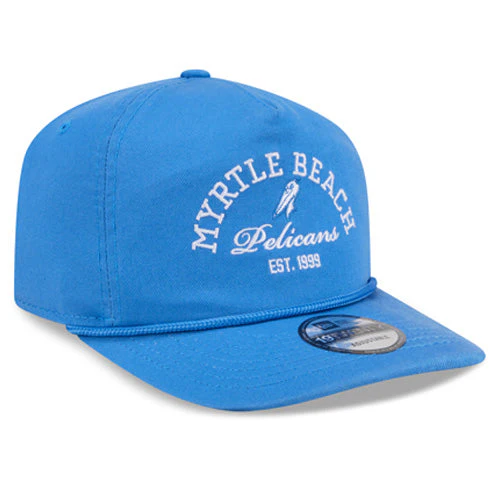 Myrtle Beach Pelicans New Era Air Force Blue 19Twenty Stacked Alternate Snapback Cap - Image 2