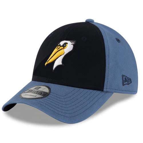 Myrtle Beach Pelicans New Era Navy and Periwinkle Blue Alternate Casual Classic Adjustable Cap