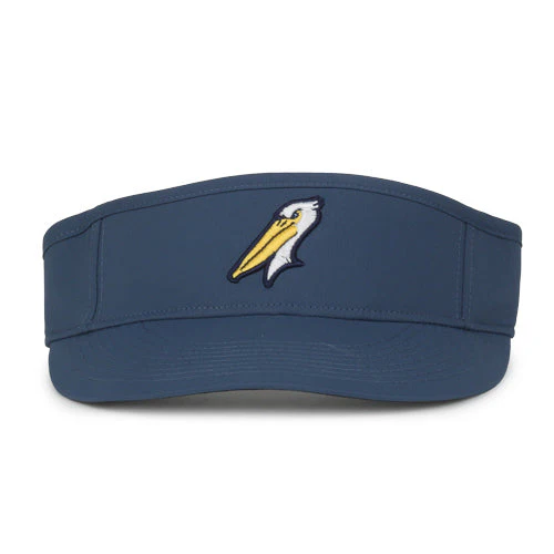 Myrtle Beach Pelicans Outdoor Cap Navy BWV Alternate Visor - Image 2