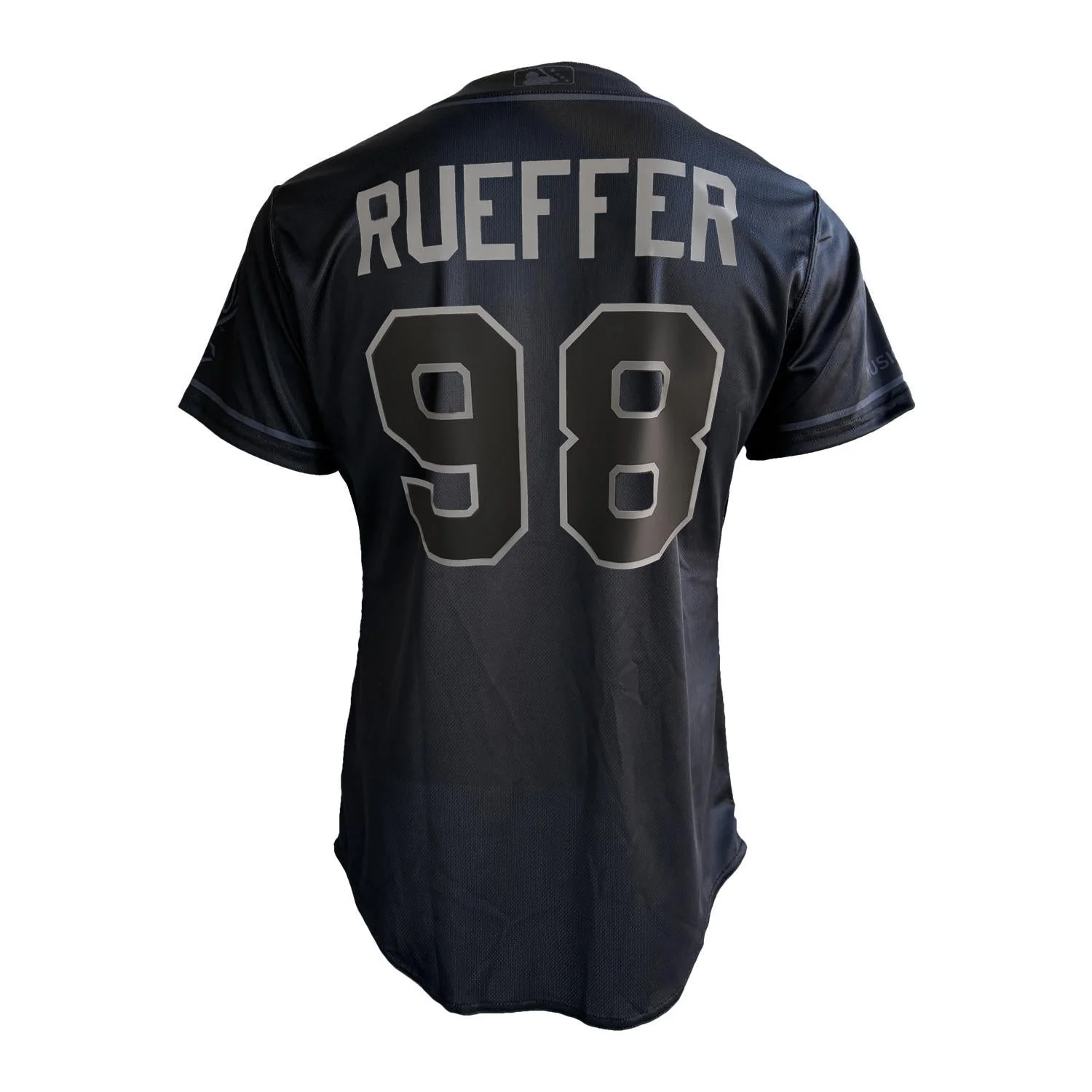 Nashville Sounds EvoShield Adult Black Charcoal Sounds Script Jersey - Image 4
