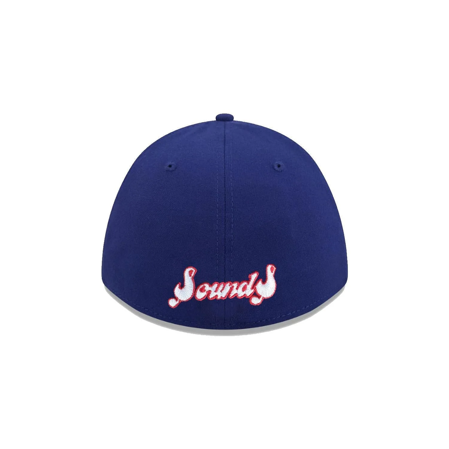 Nashville Sounds New Era 39THIRTY M-Crown Royal Scarlet Throwback Hat - Image 2