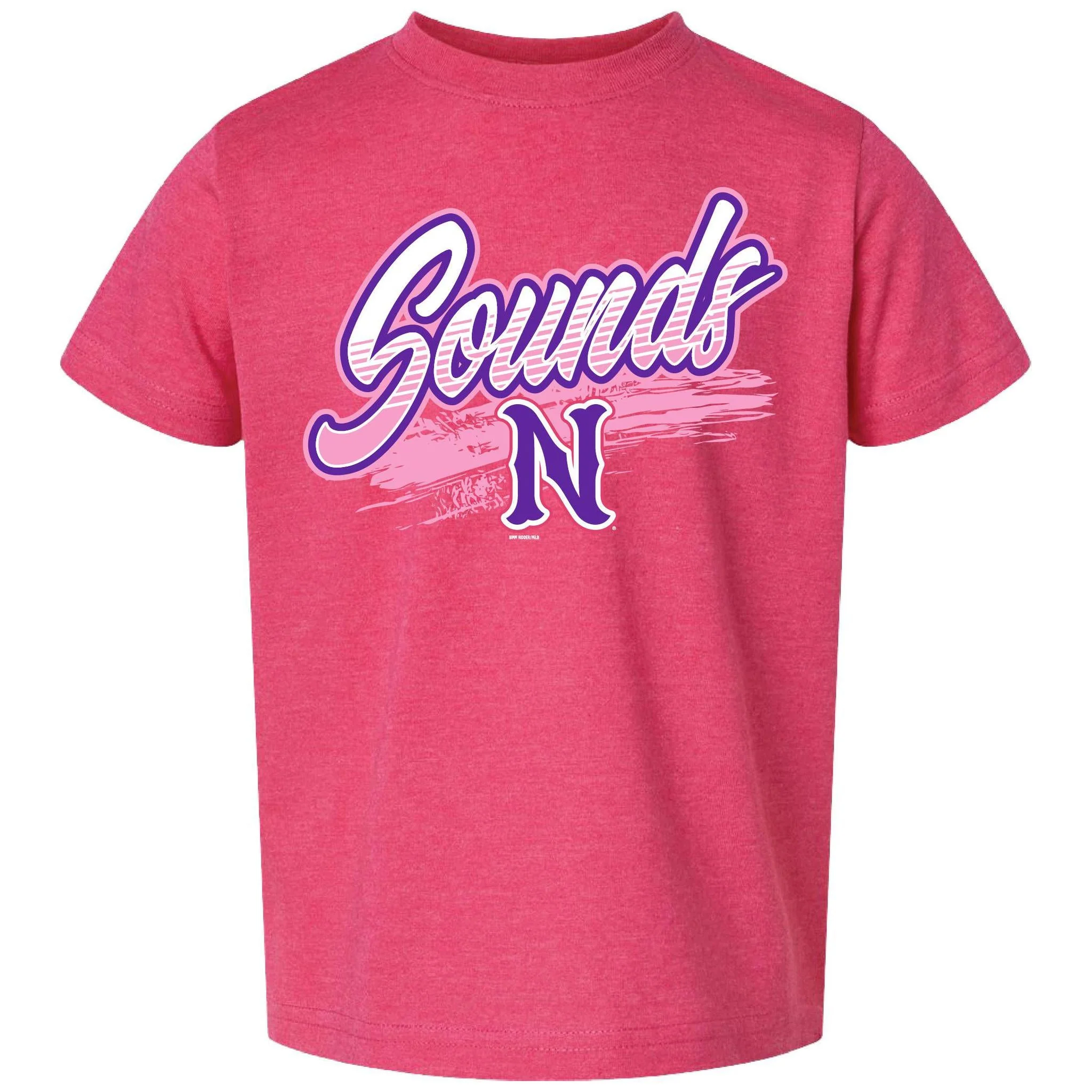Nashville Sounds Toddler Vintage Hot Pink Ed Tee
