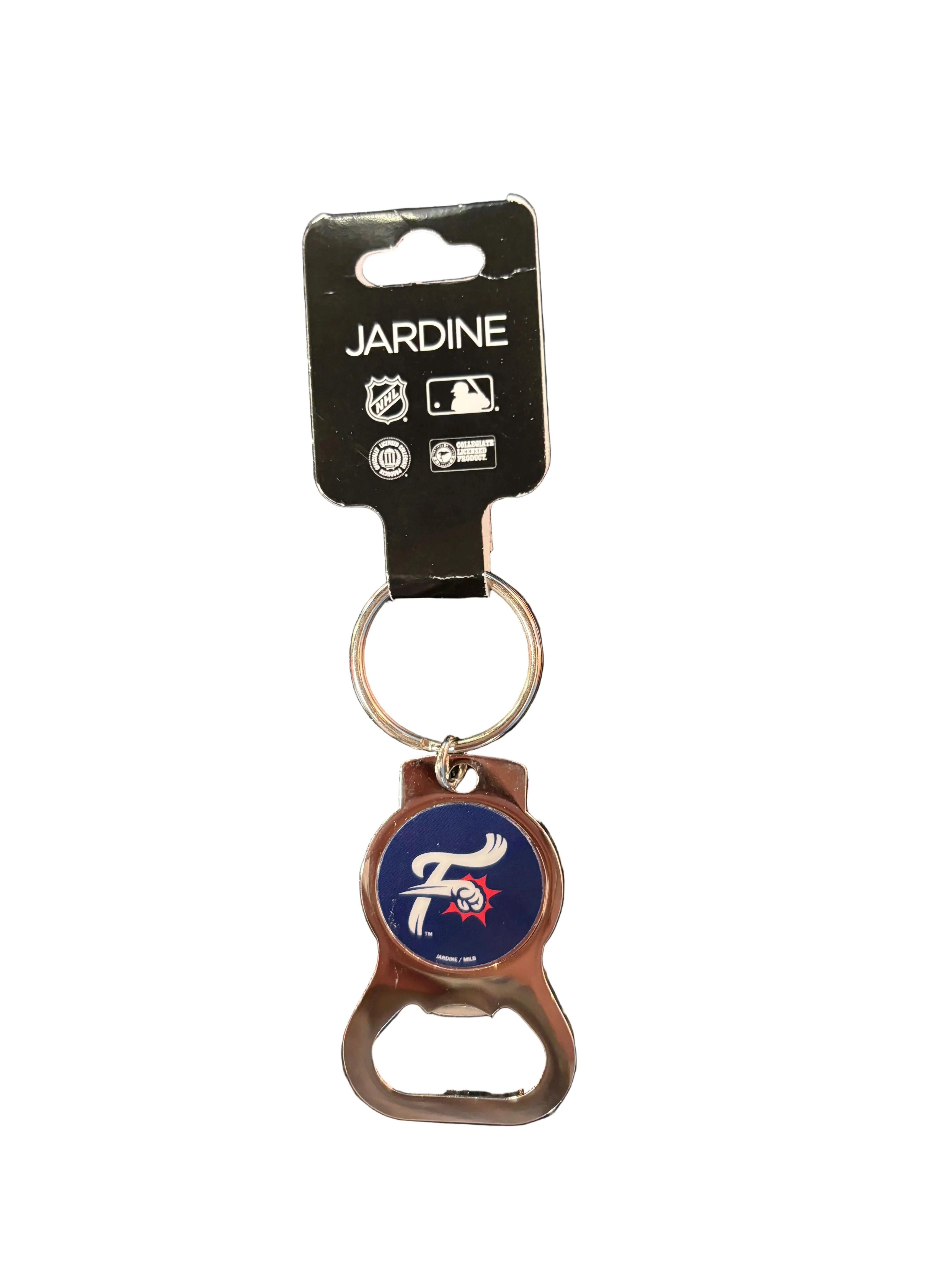 Navy F-Fist Metal Bottle Opener Keychain