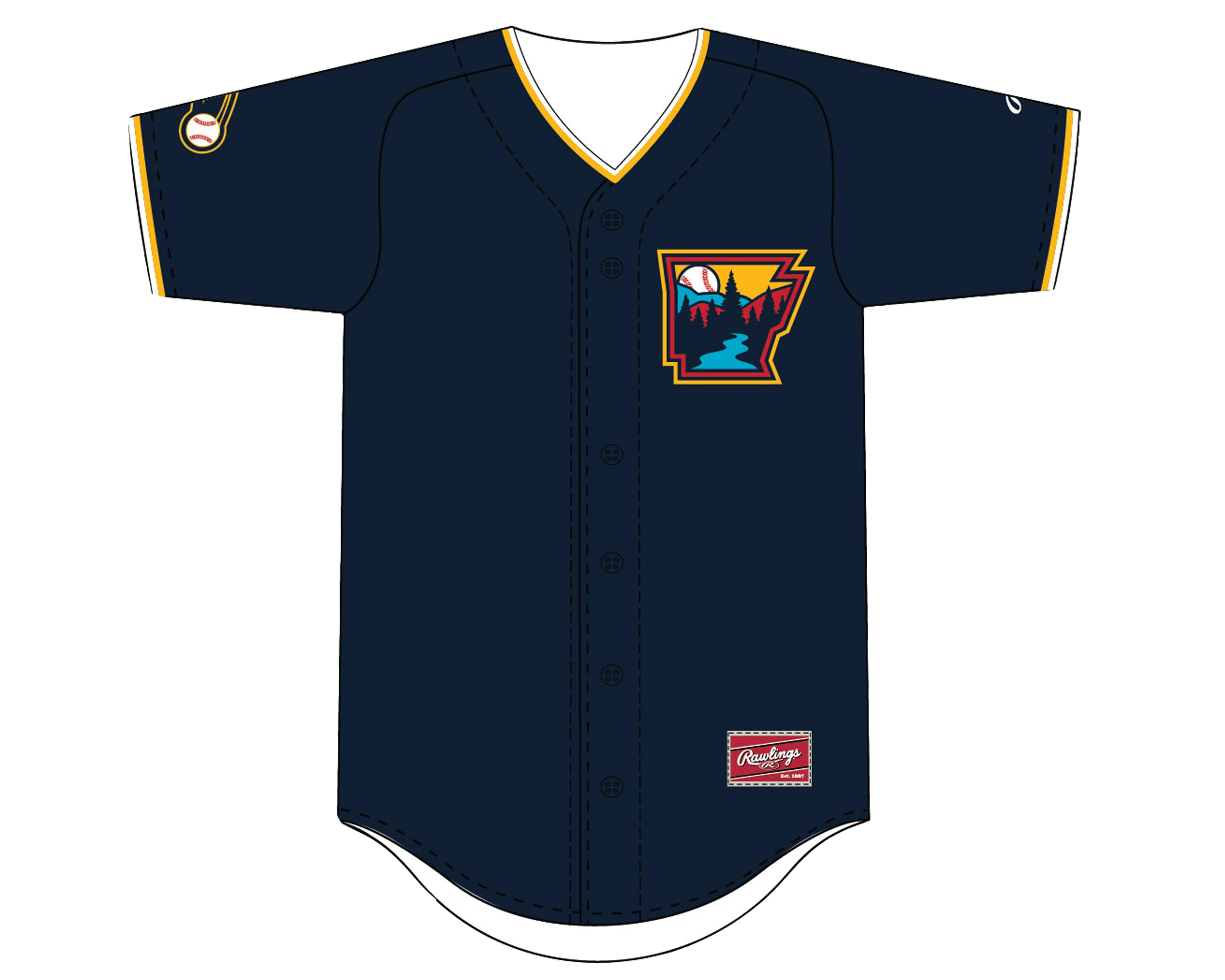 Northwest Arkansas Naturals Alternate Jersey