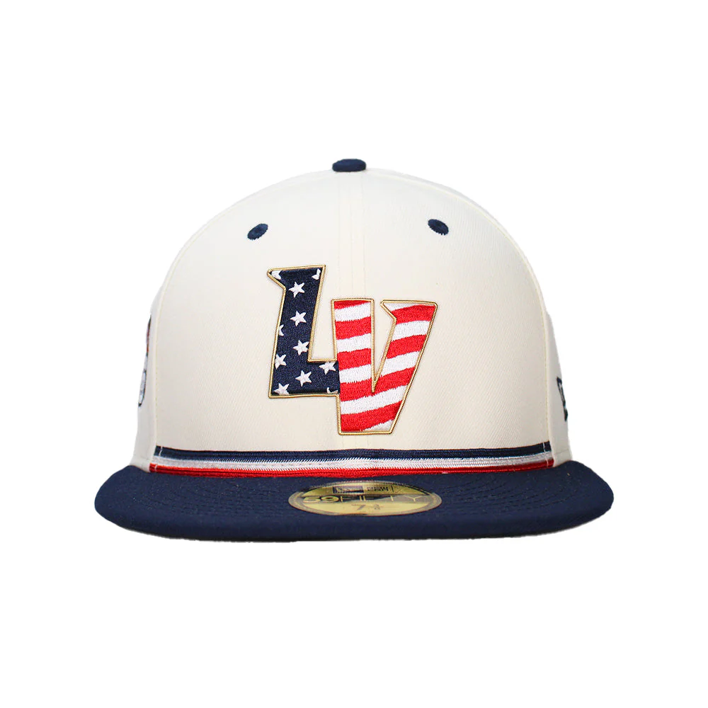 New Era 2026 On-Field 4th of July LV White/Navy 59FIFTY Fitted Hat - Image 2