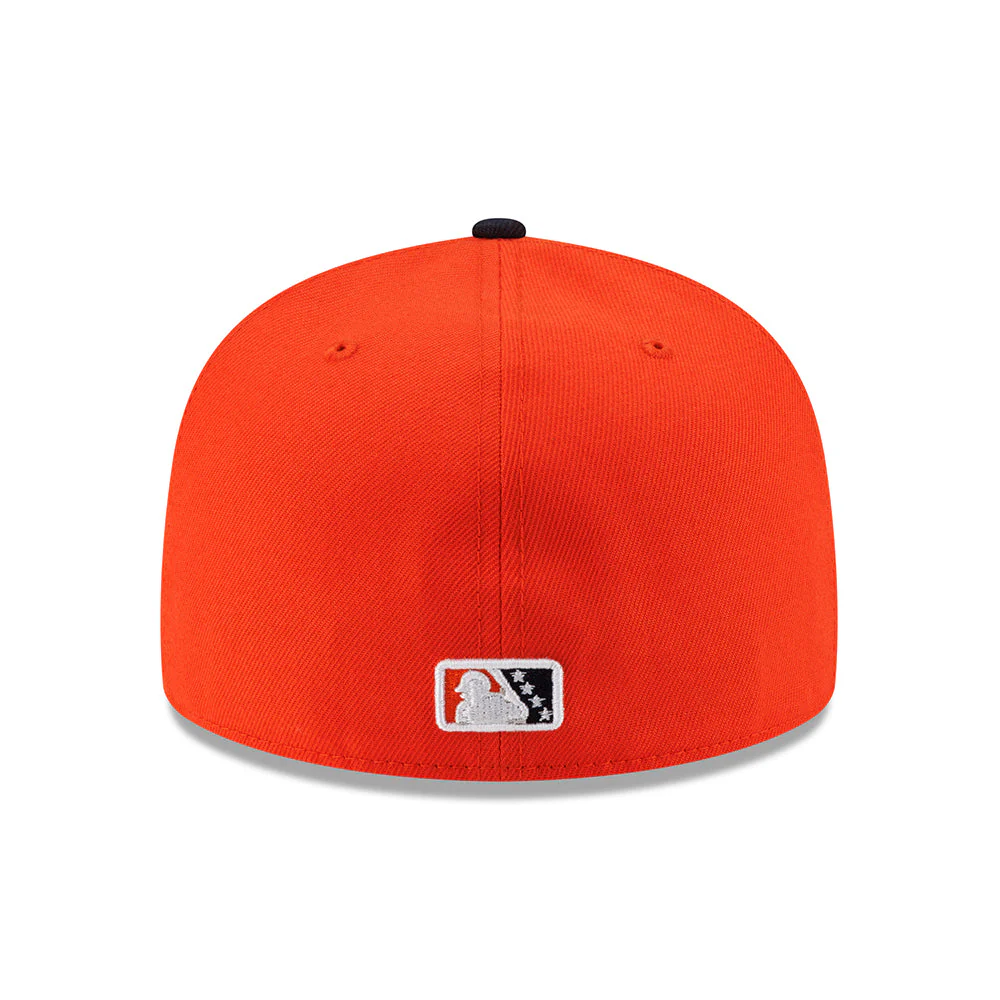New Era Authentic Collection On-Field ALT1 Fighter Pilot Orange/Navy 59FIFTY Fitted Hat - Image 3