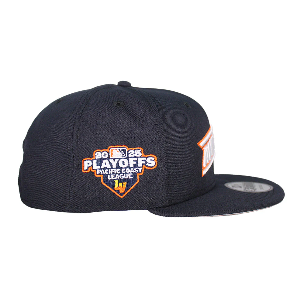 New Era Aviators Navy 2025 Playoffs Side Patch 9FIFTY Snapback Hat - Image 2