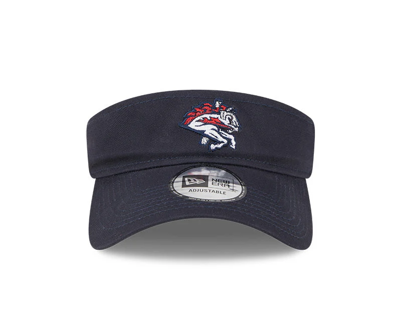 New Era Navy Blue Visor With Velcro Closure - Image 6