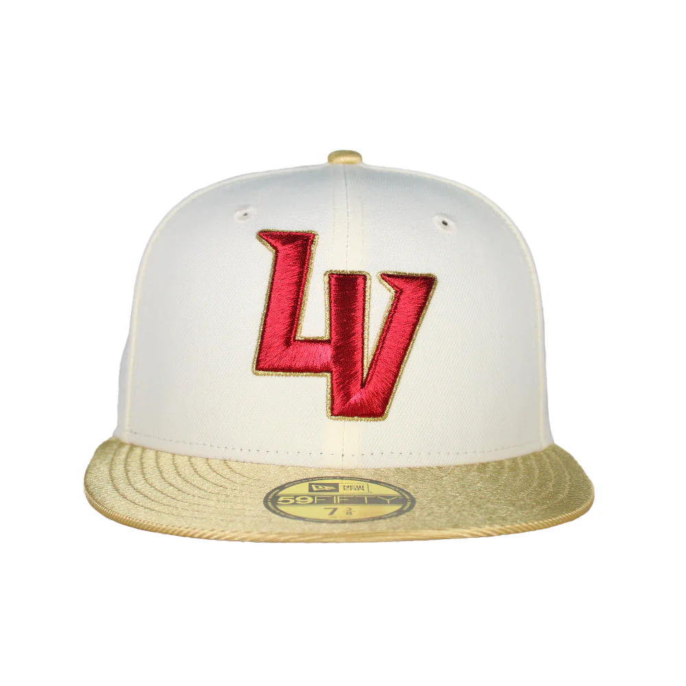 New Era LV City Collection Chrome/Gold 59FIFTY Fitted Hat - Image 2