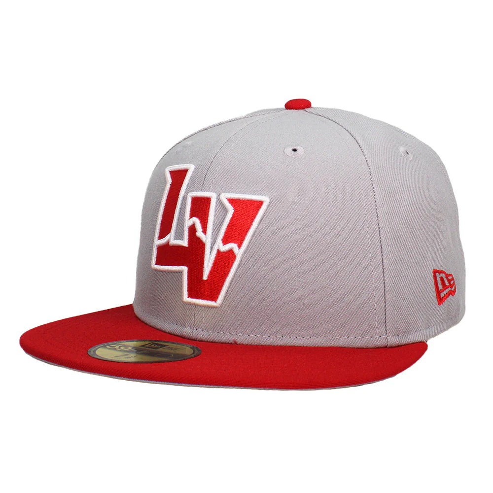 New Era LV Gray/Scarlet 59FIFTY Fitted Hat