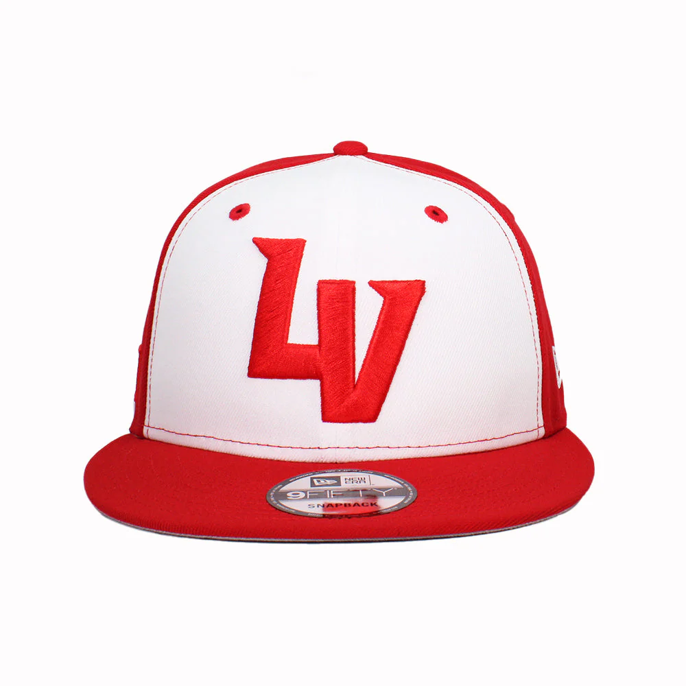New Era LV Japan Red/White 9FIFTY Snapback Cap - Image 2
