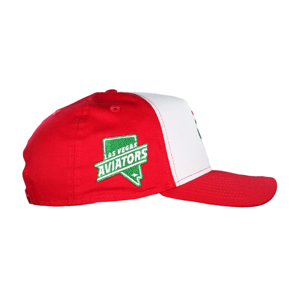 New Era Santa Spruce Red/White 9FORTY A-Frame Snapback Hat - Image 3