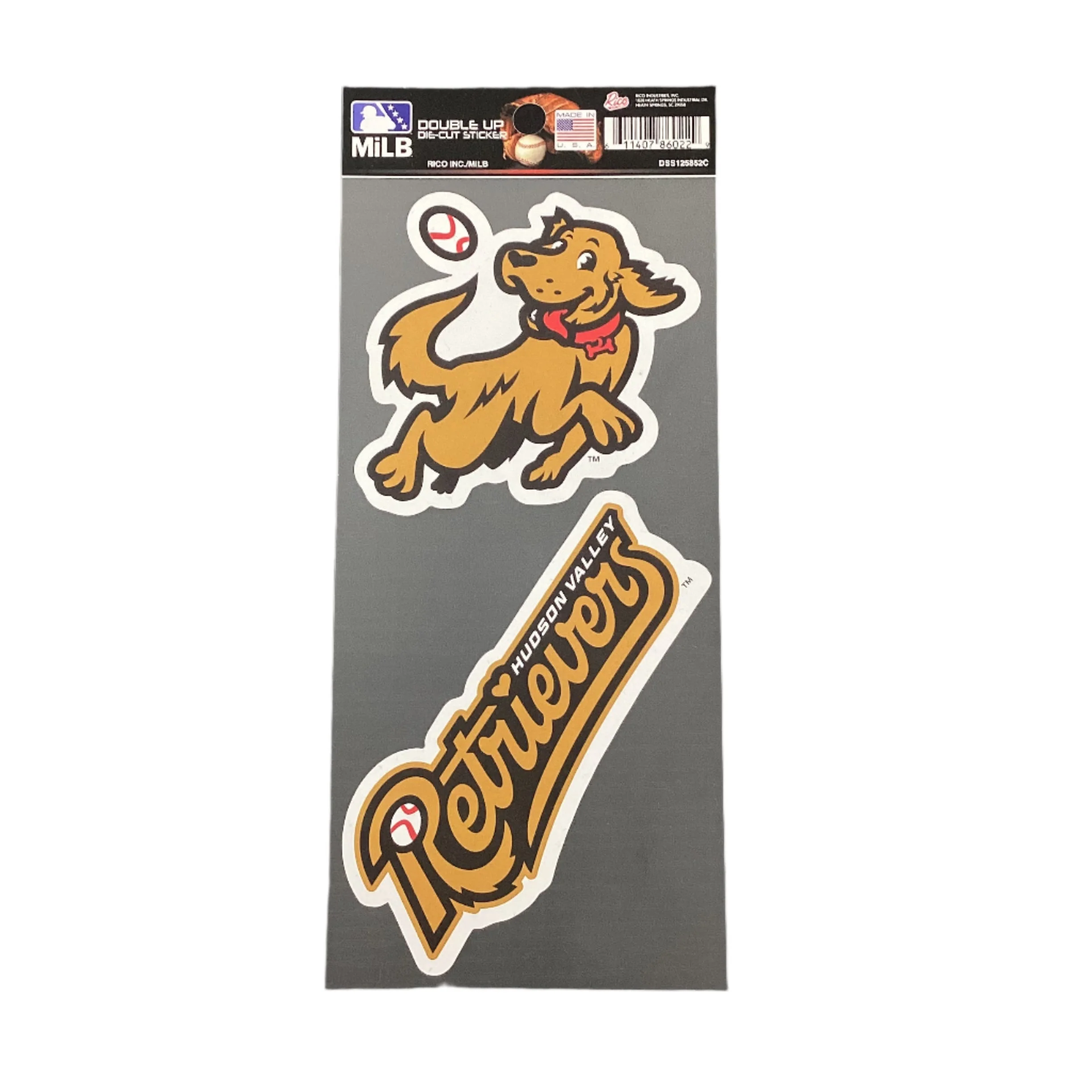 HV Retrievers Yellow Lab Double Up Die-Cut Decals - 2 Pack
