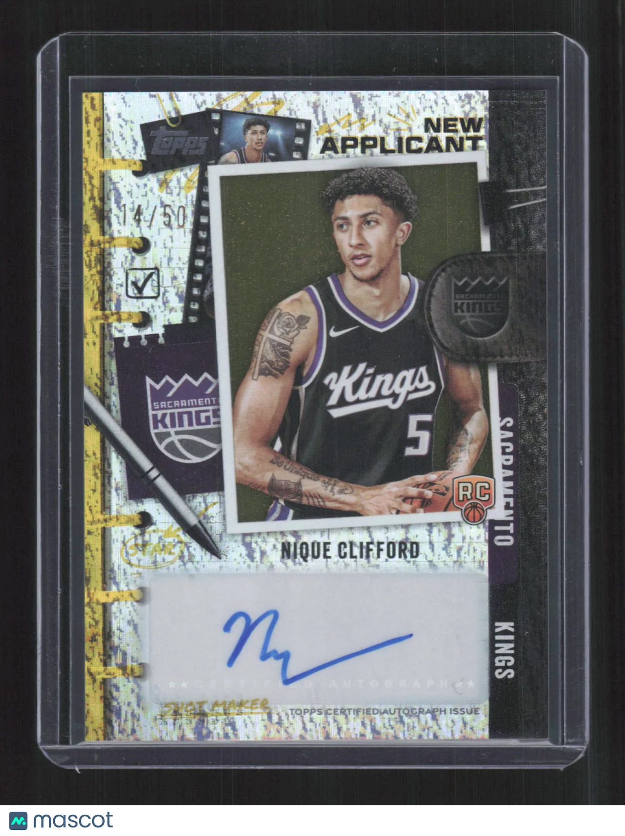 Nique Clifford 2025 Topps New Applicant #NA-NC