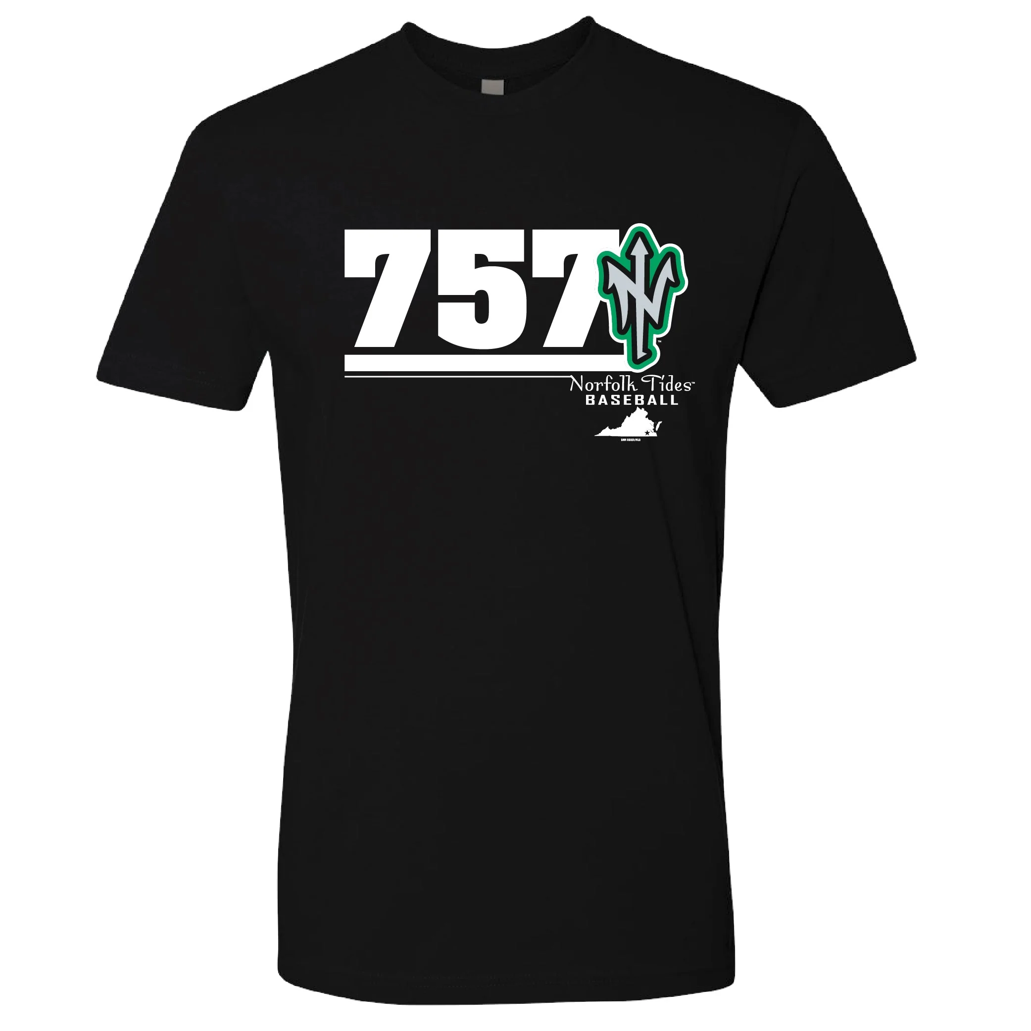 Norfolk Tides 757 Bonds T-Shirt