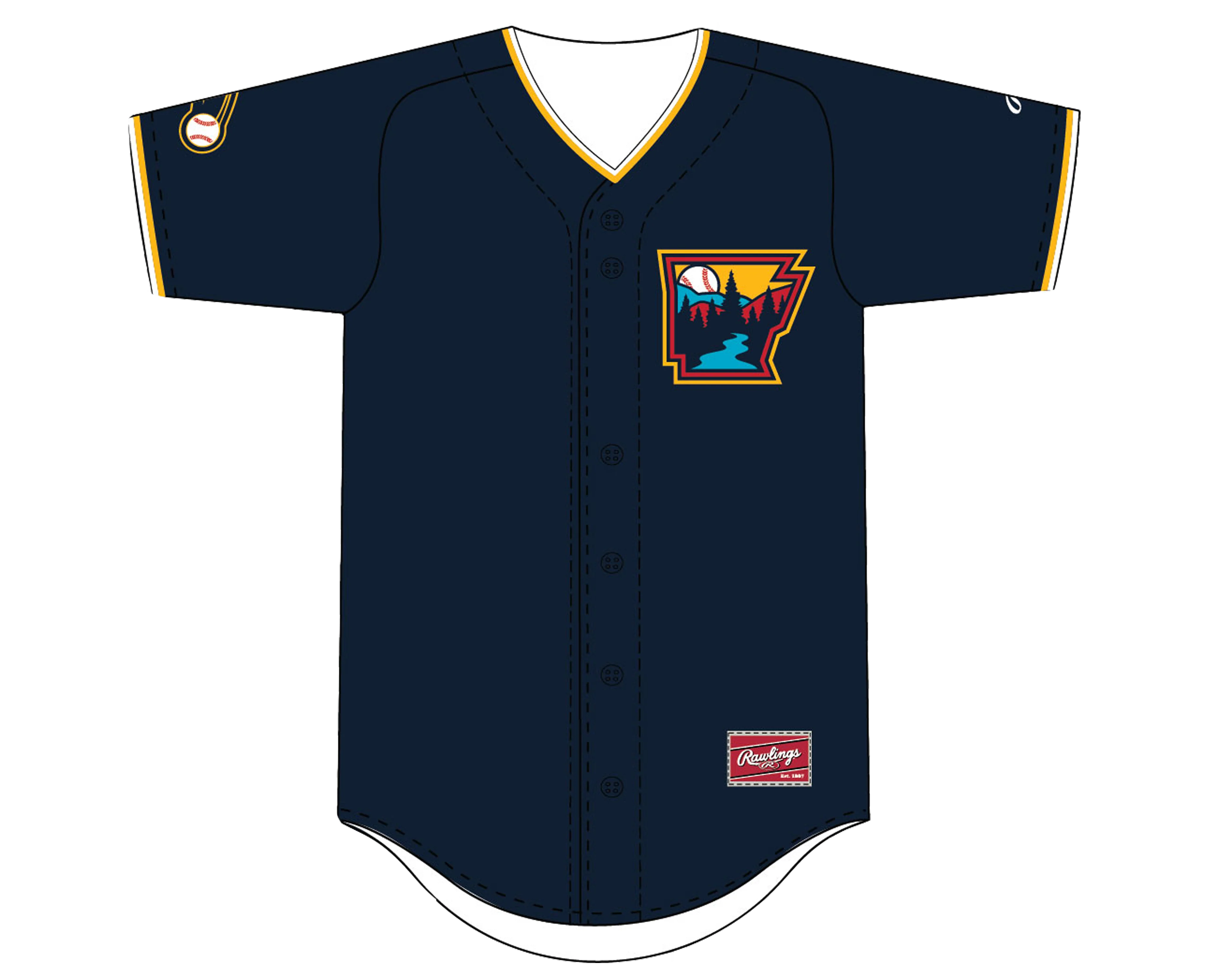 Northwest Arkansas Naturals Youth Alternate Jersey