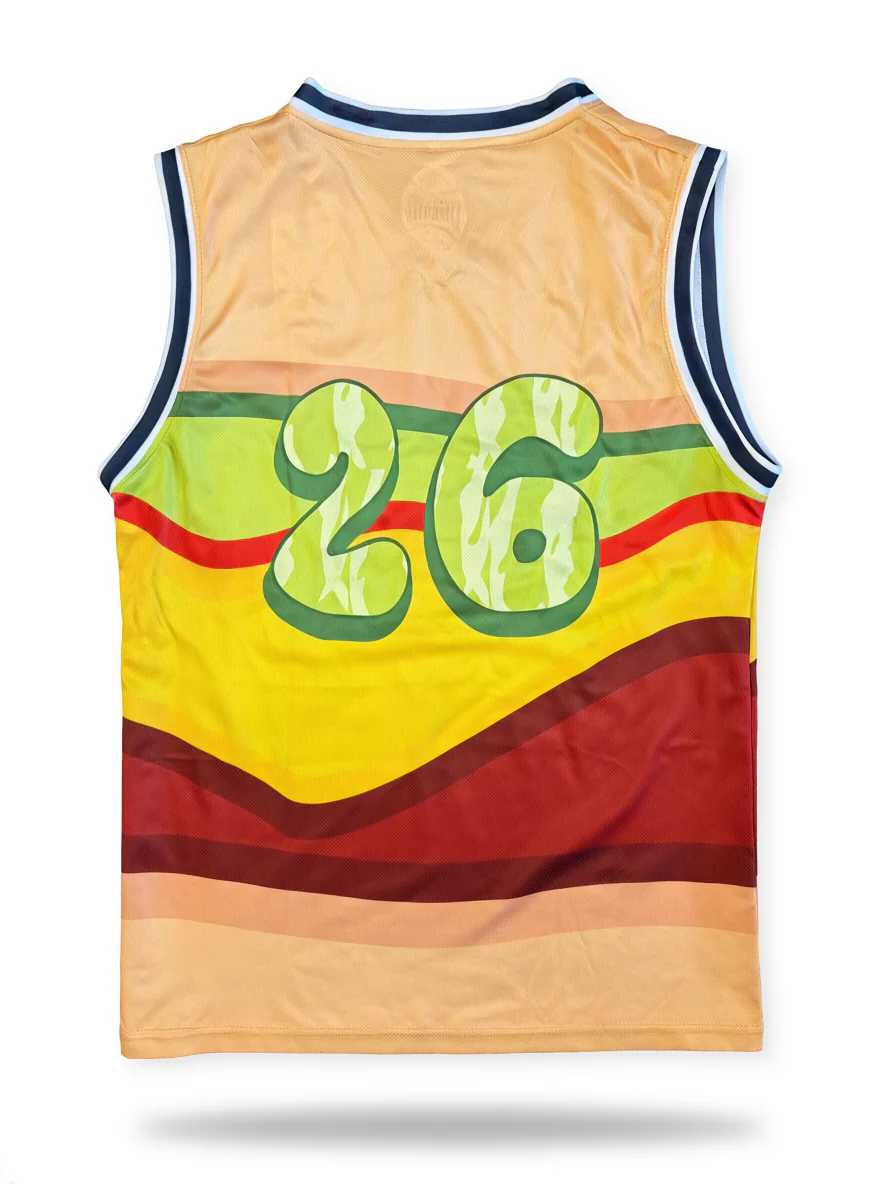 Official League Hub City Spartanburgers "Burger" Basketball Jersey - Image 2