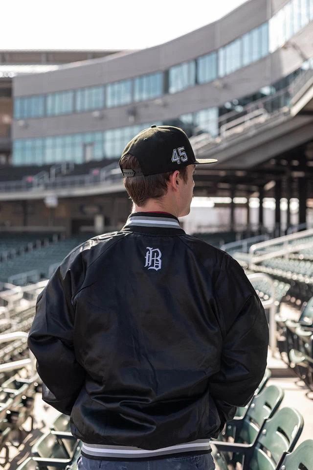 Official League Retro Barons Satin Jacket - Image 4