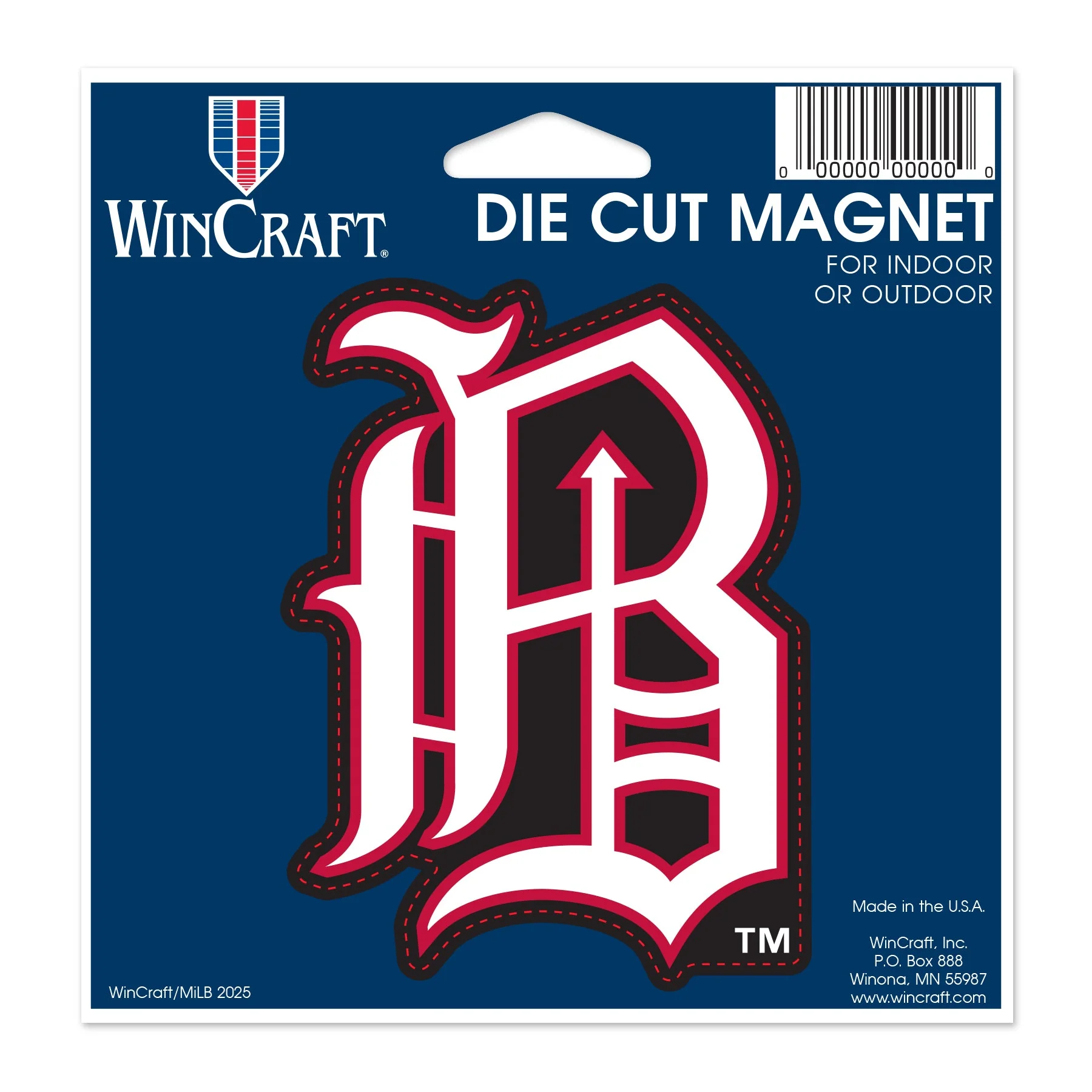 Old English B 4.5 x 6 Die-Cut Magnet