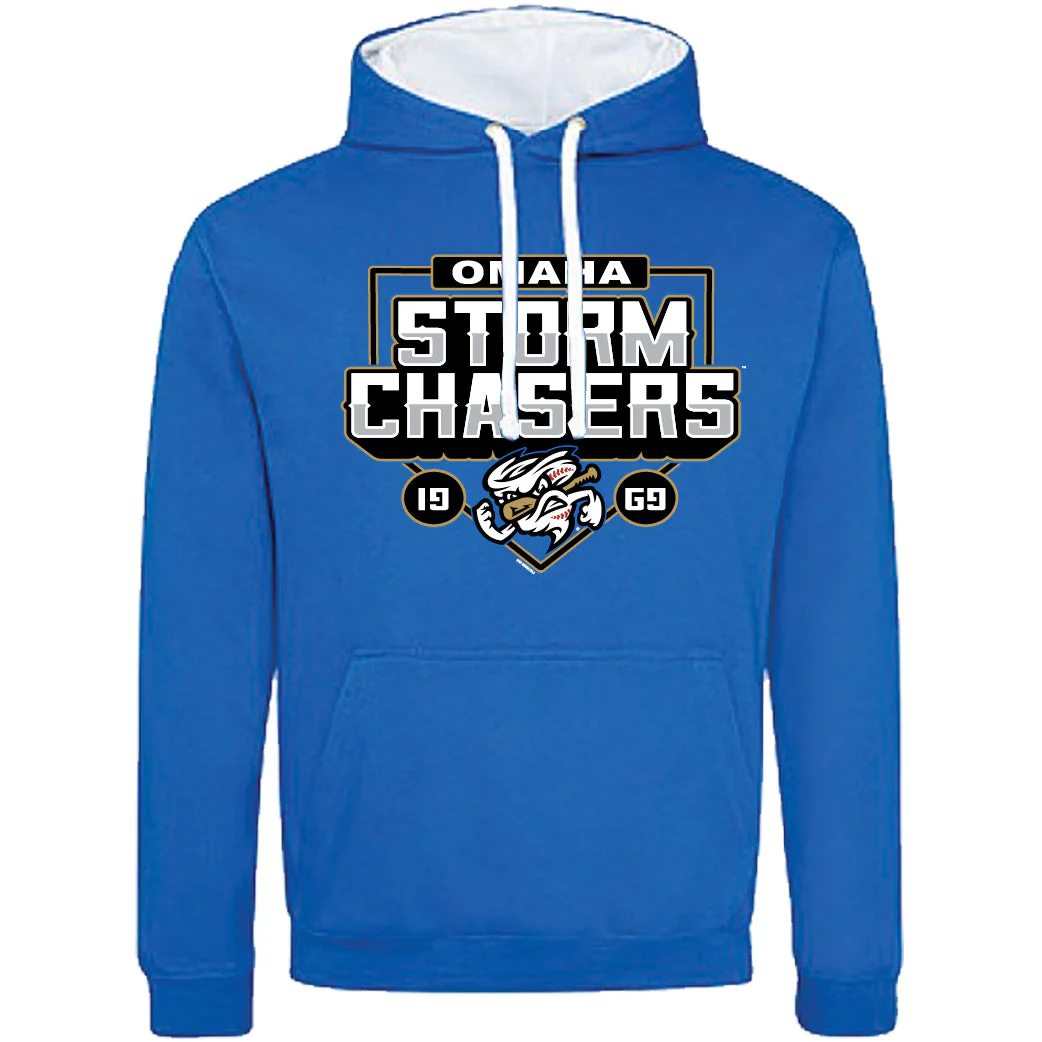 Omaha Storm Chasers Men's Bimm Ridder Claxton Royal Hoodie