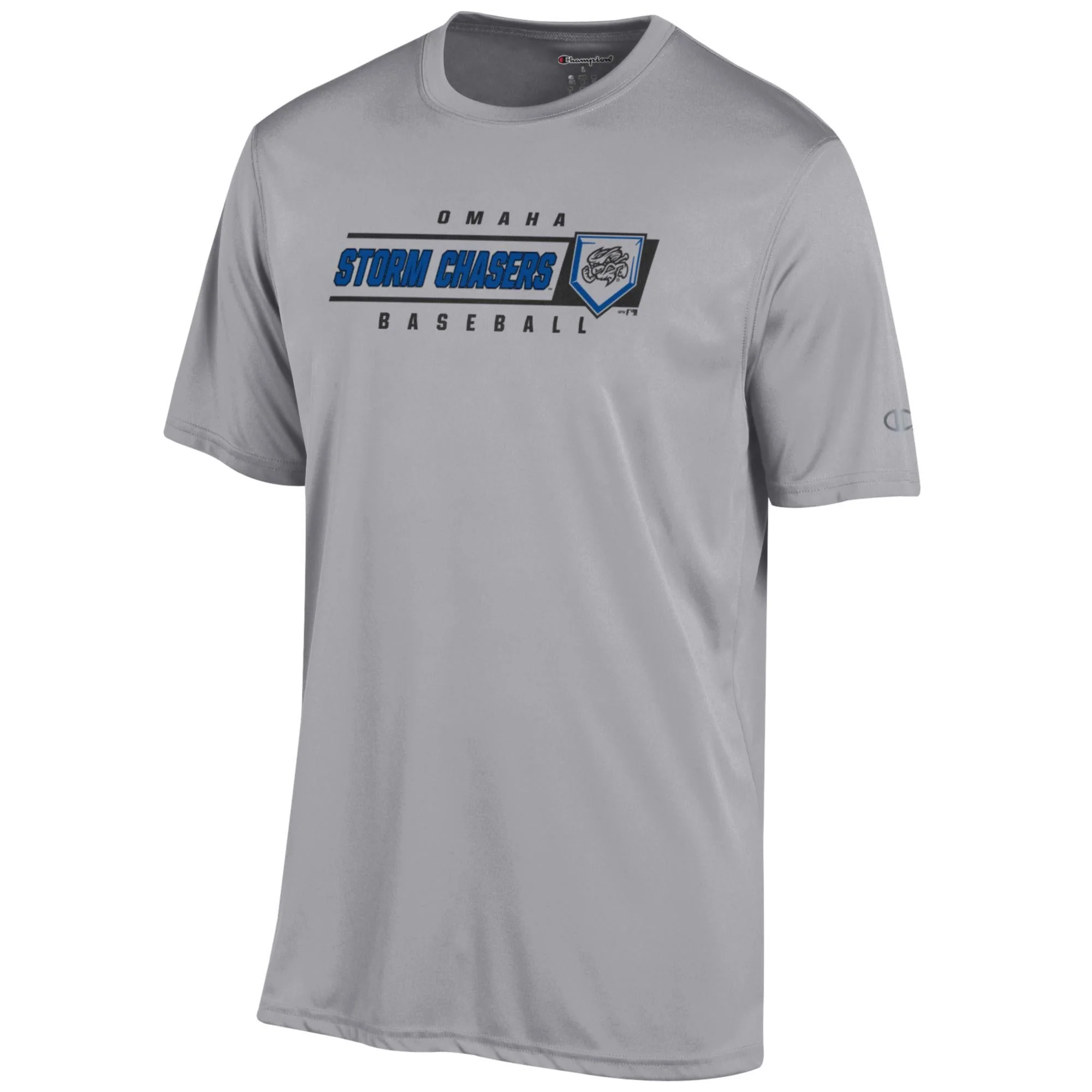 Omaha Storm Chasers Men's Champion Athletic Gray Tee