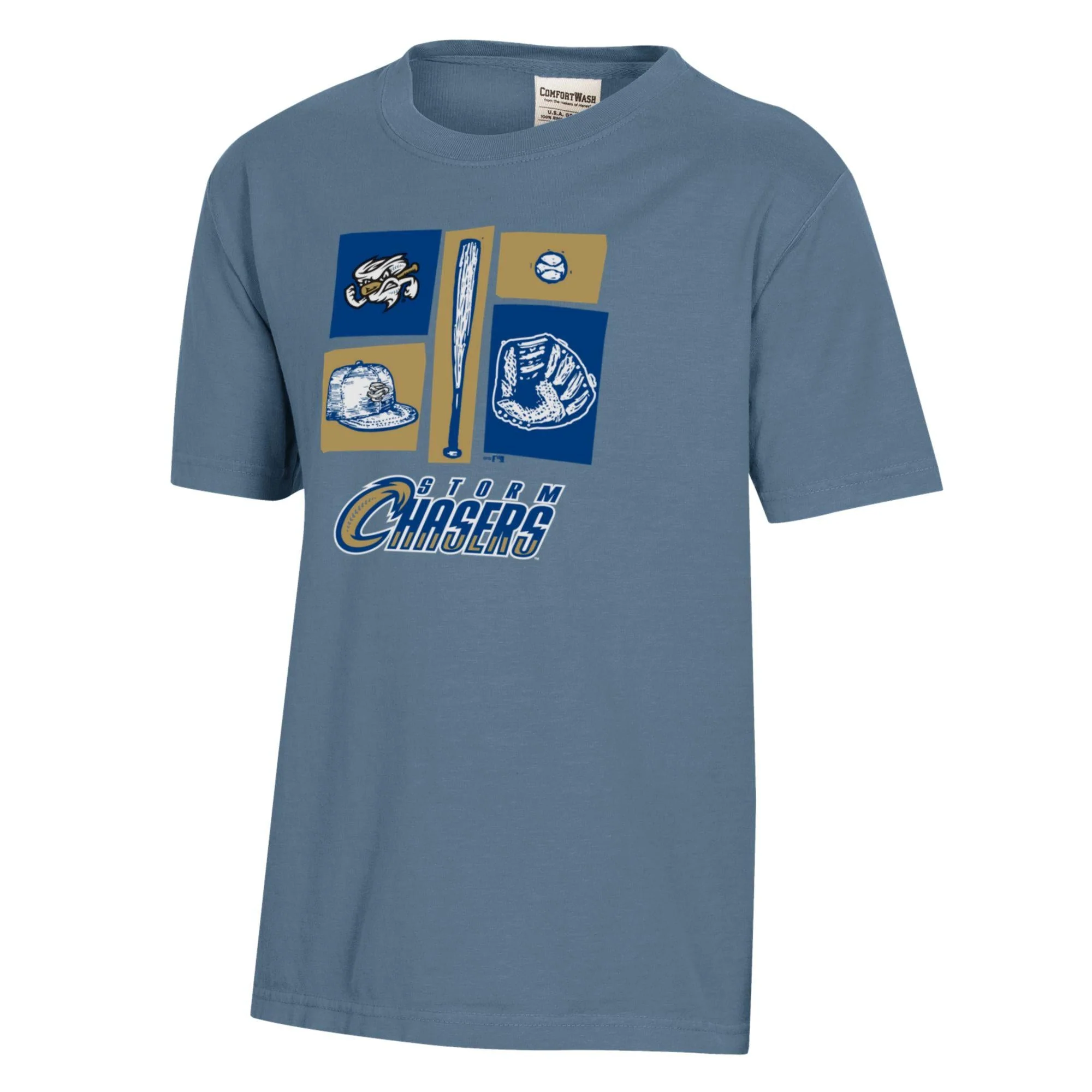 Omaha Storm Chasers Youth ComfortWash Saltwater Tee