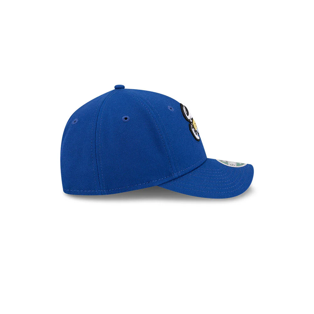 Omaha Storm Chasers New Era Youth 9Forty Home Royal Vortex M-Crown Cap - Image 4