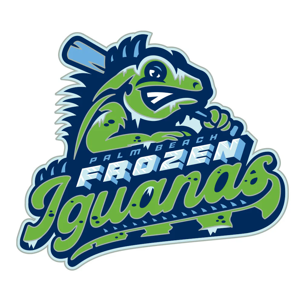 Palm Beach Frozen Iguanas Lapel Pin
