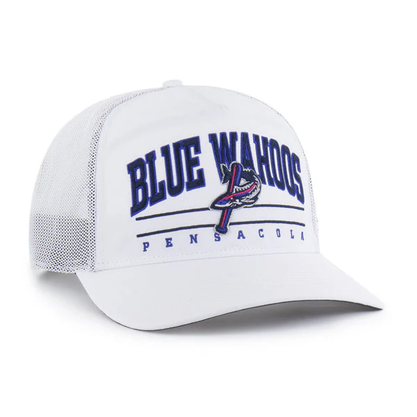 Pensacola Blue Wahoos 47B White BRRR Roscoe Mesh Hitch - Image 3