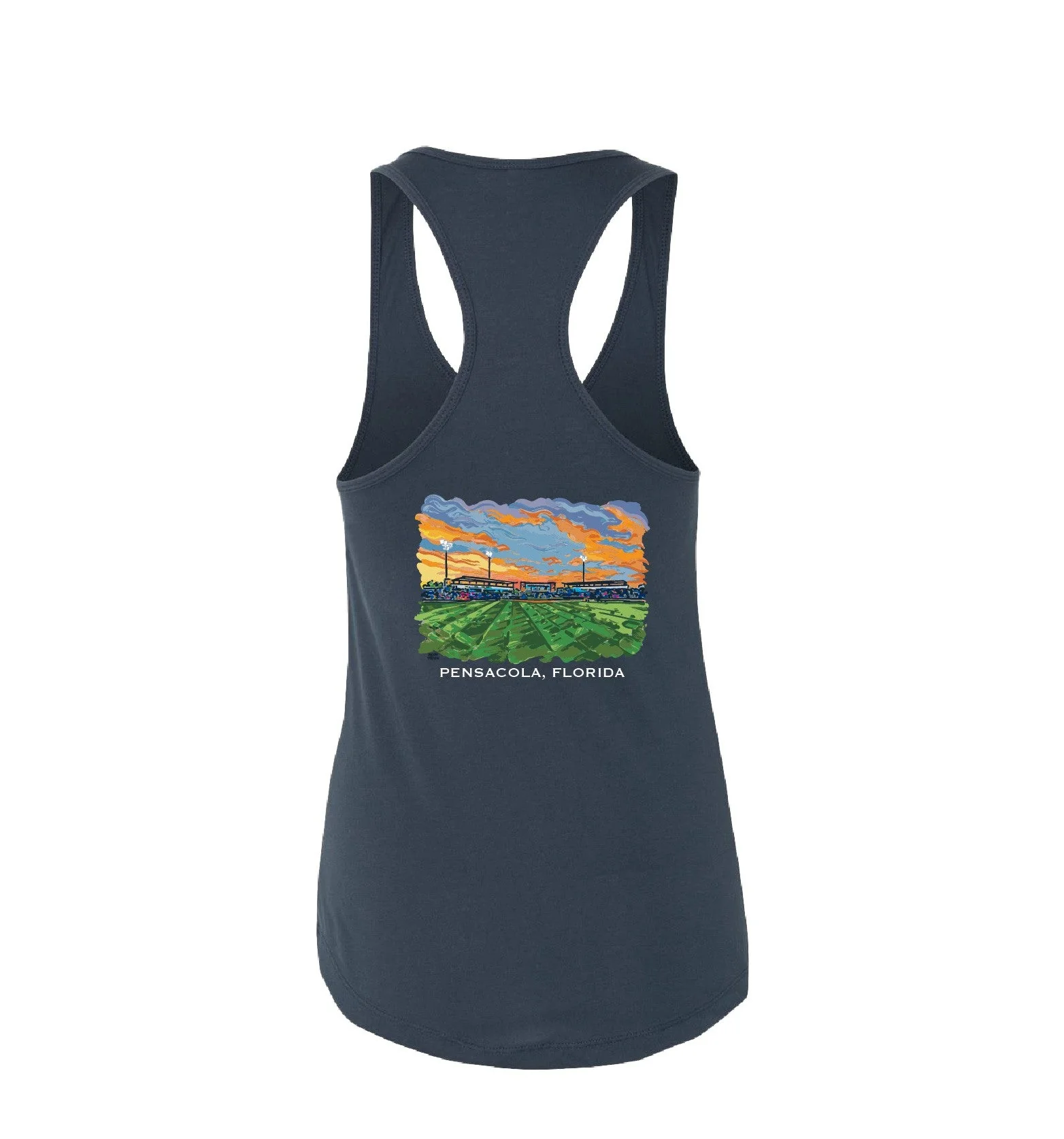 Pensacola Blue Wahoos 26OT Stadium Storm Strikers Tank - Image 2