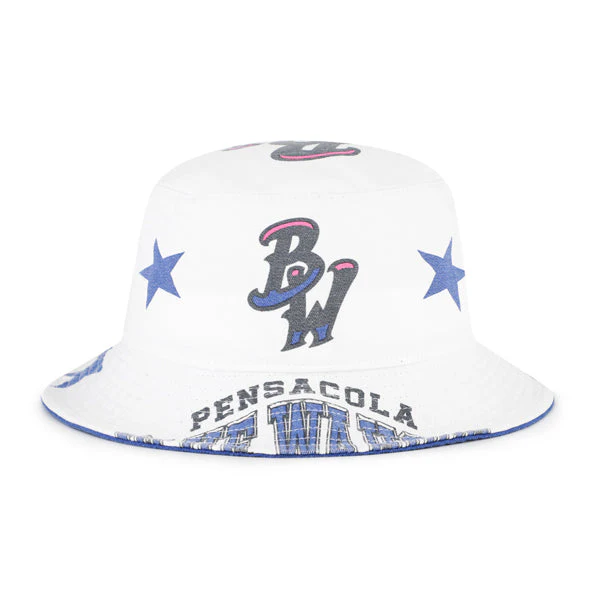 Pensacola Blue Wahoos 47B White Energize Bucket - Image 2