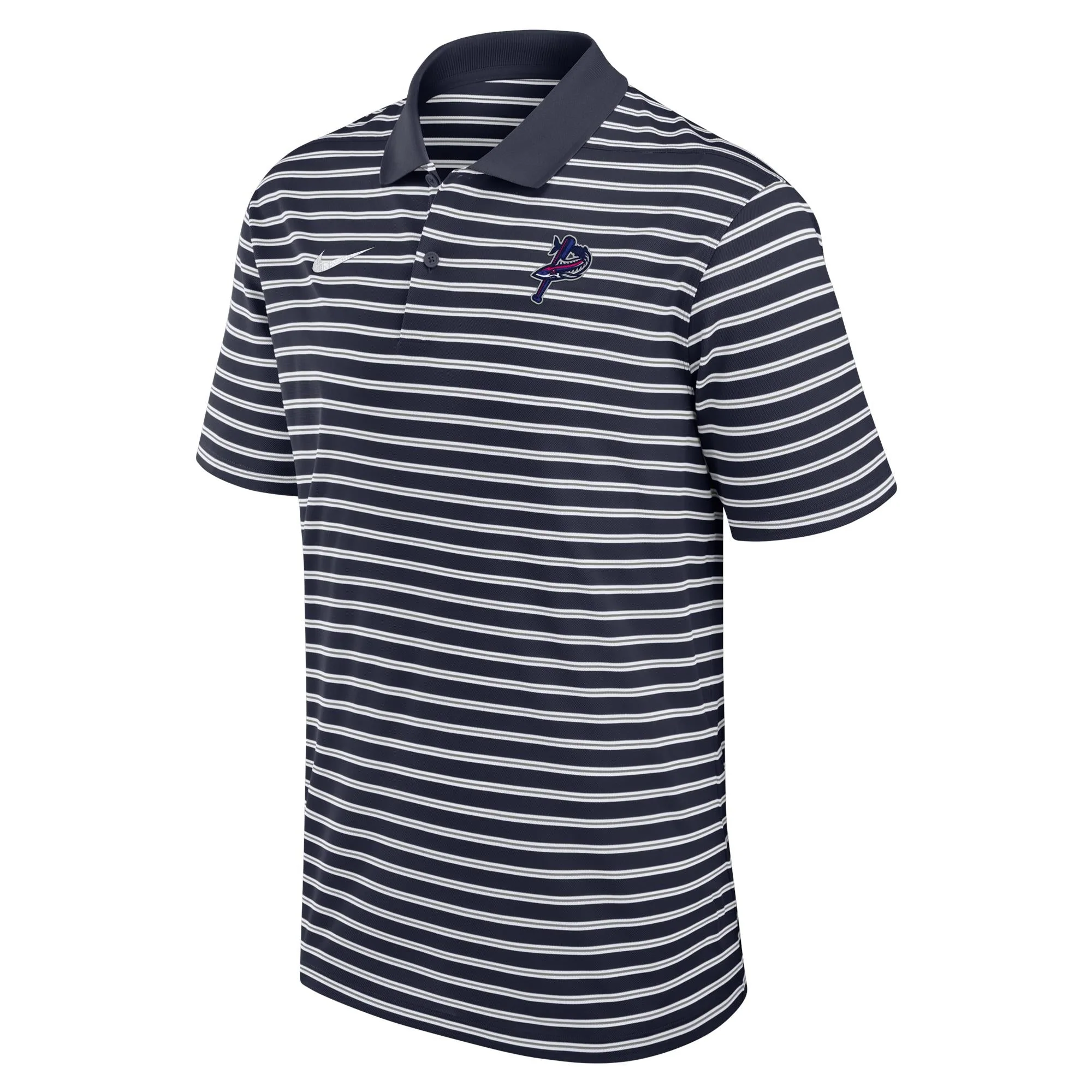 Pensacola Blue Wahoos Nike Victory Stripe Polo - Image 2
