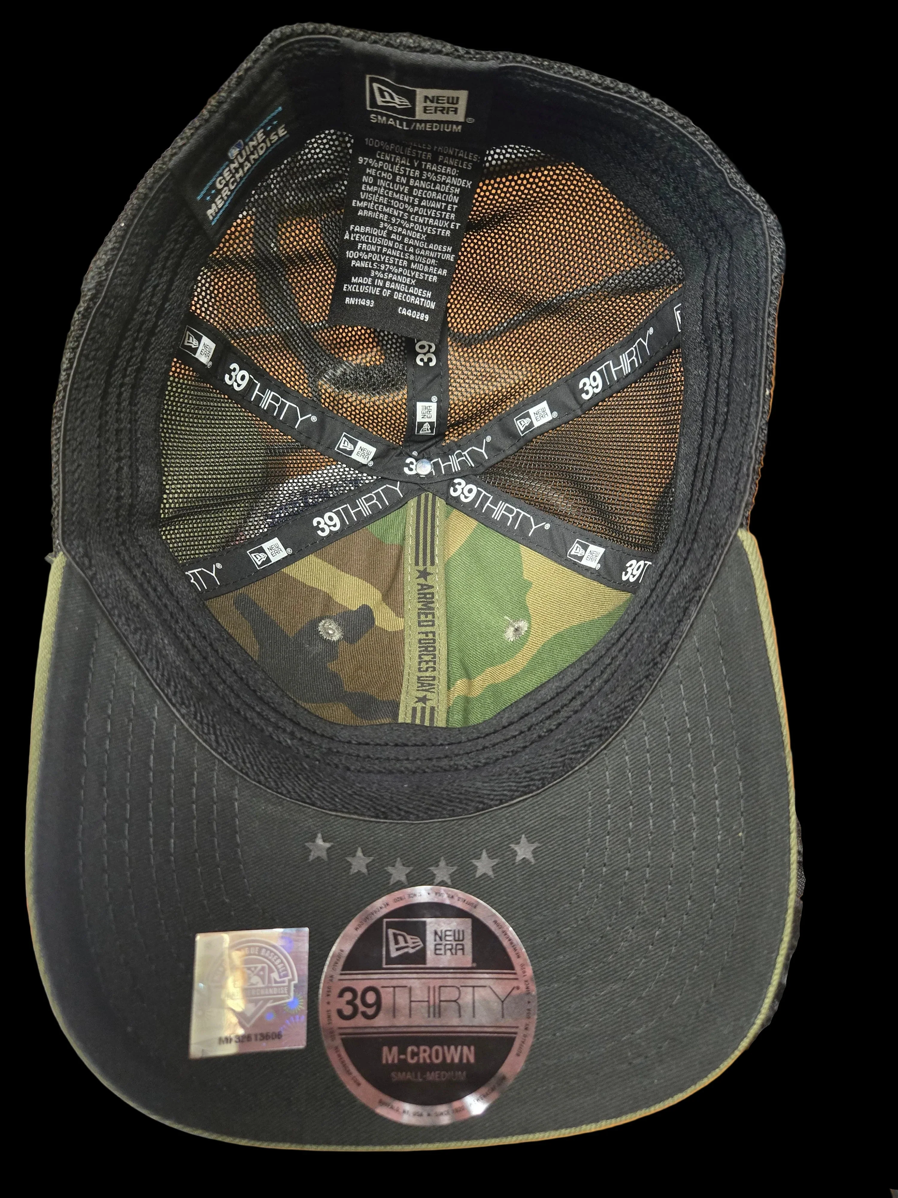 Portland Sea Dogs 2026 39Thirty Armed Forces Hat - Image 3