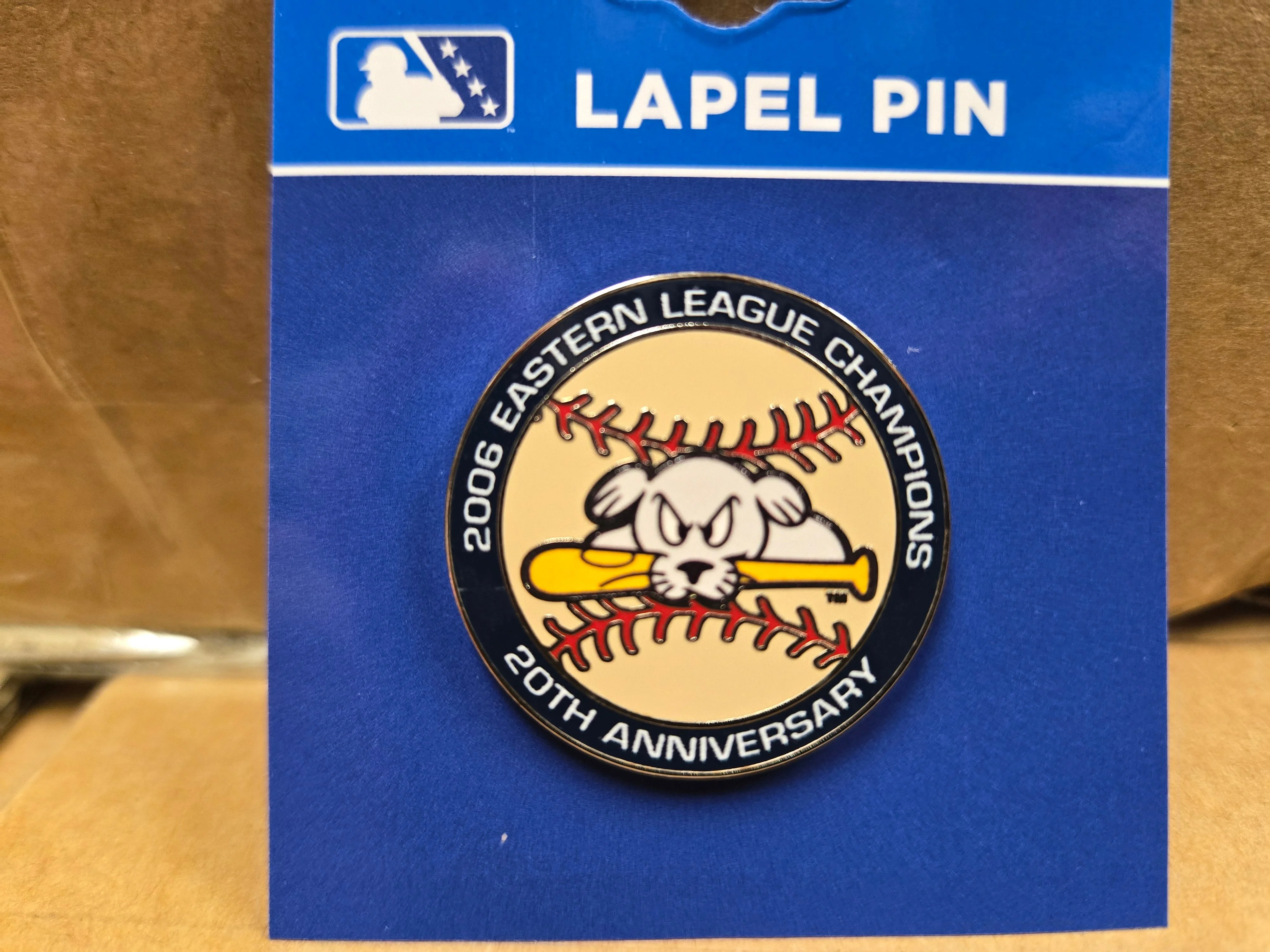 Portland Sea Dogs 20th Anniversary Championship Pin