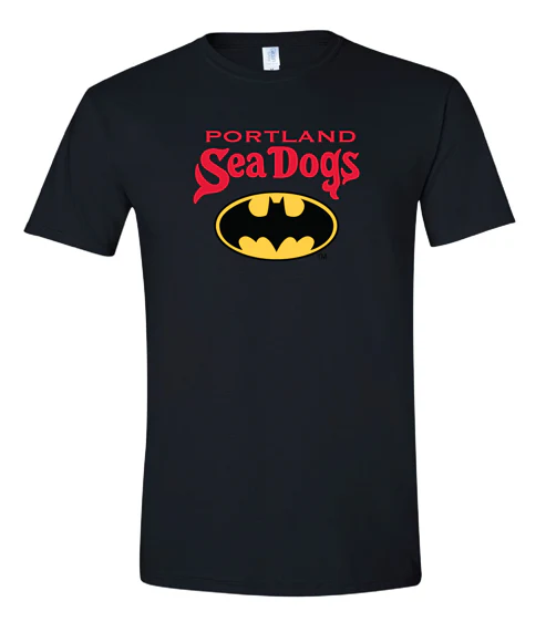 Portland Sea Dogs Batman T-Shirt