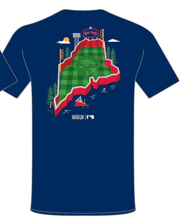 Portland Sea Dogs Mens Stadium Tee