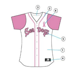 Portland Sea Dogs Mother's Day Women's Jersey