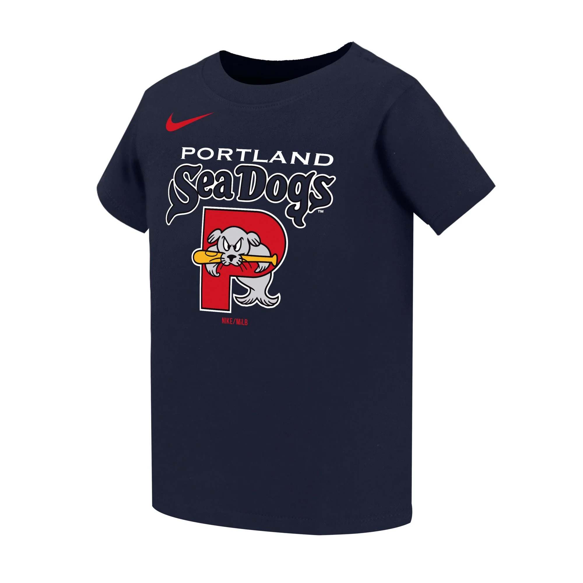 Portland Sea Dogs Toddler Core Cotton Nike Tee