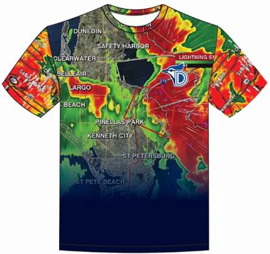 PRE-ORDER Dunedin Blue Jays Rain Delay Sublimated Short Sleeve Performance T-Shirt