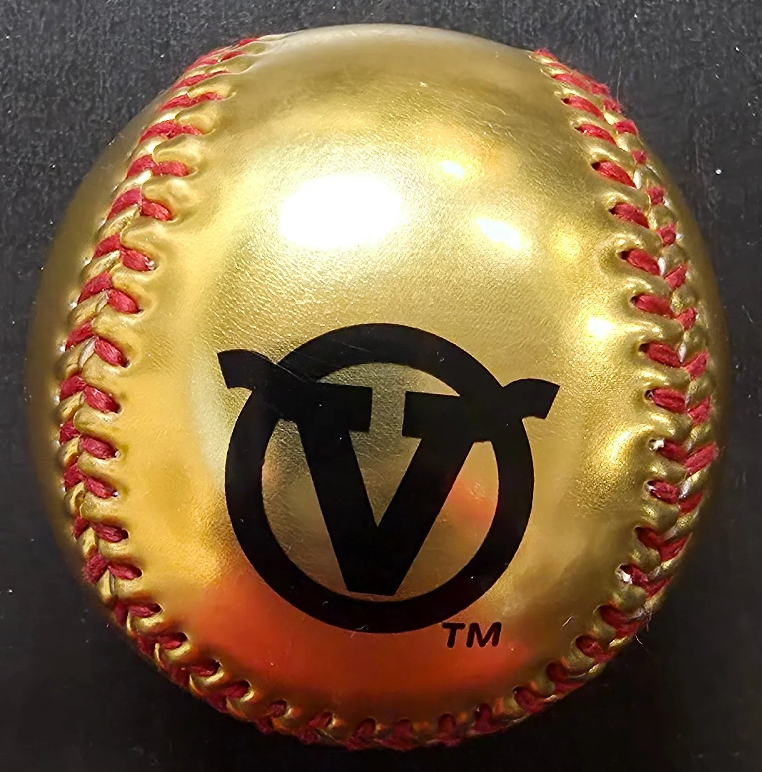 Rawhide Logo Baseball - Gold