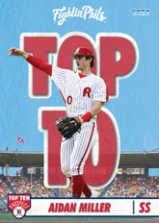 Reading Fightin Phils 2026 Top Ten Prospect Card Set - Image 2