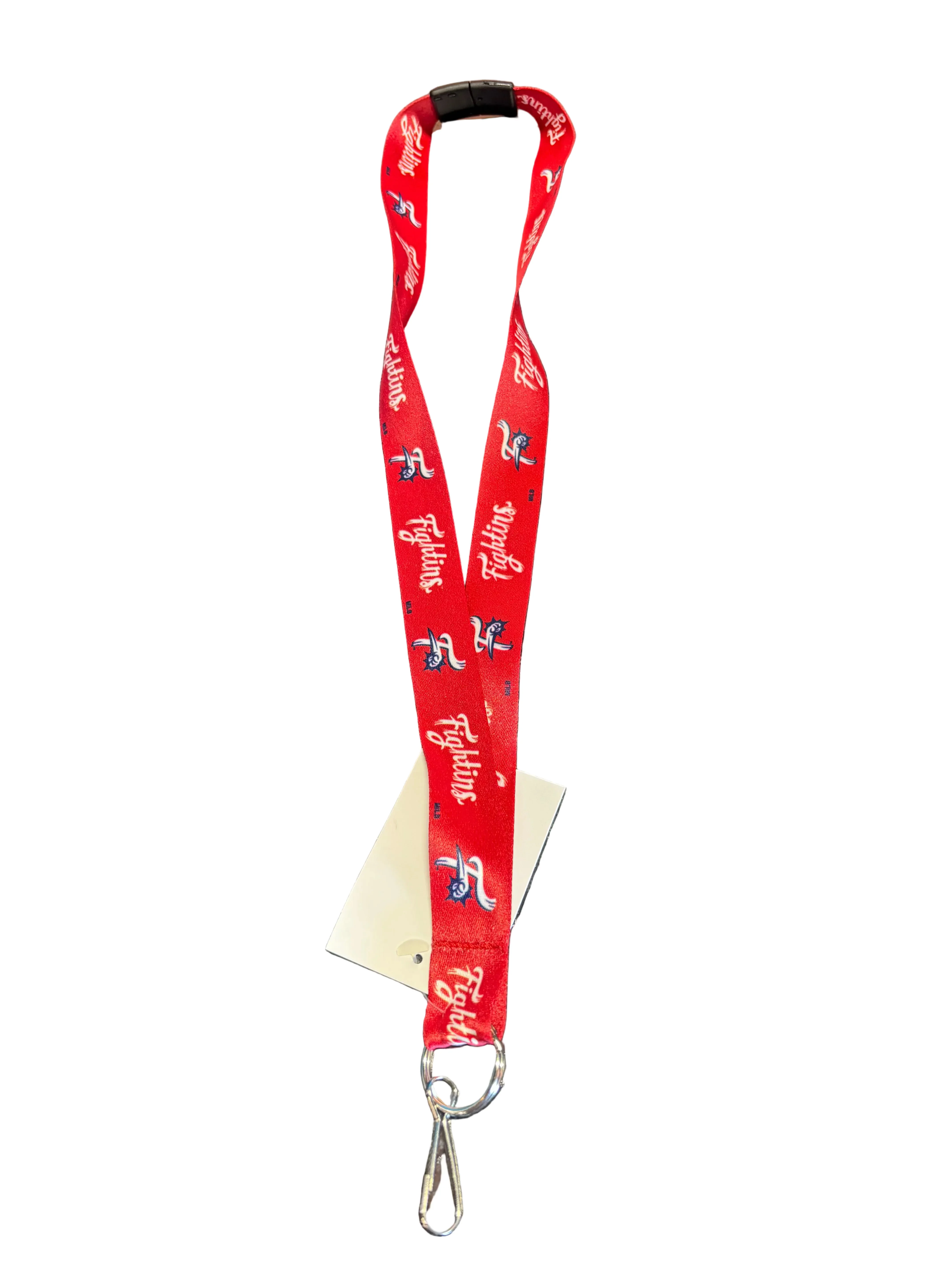 Reading Fightin Phils Red 1" Lanyard w/ Buckle