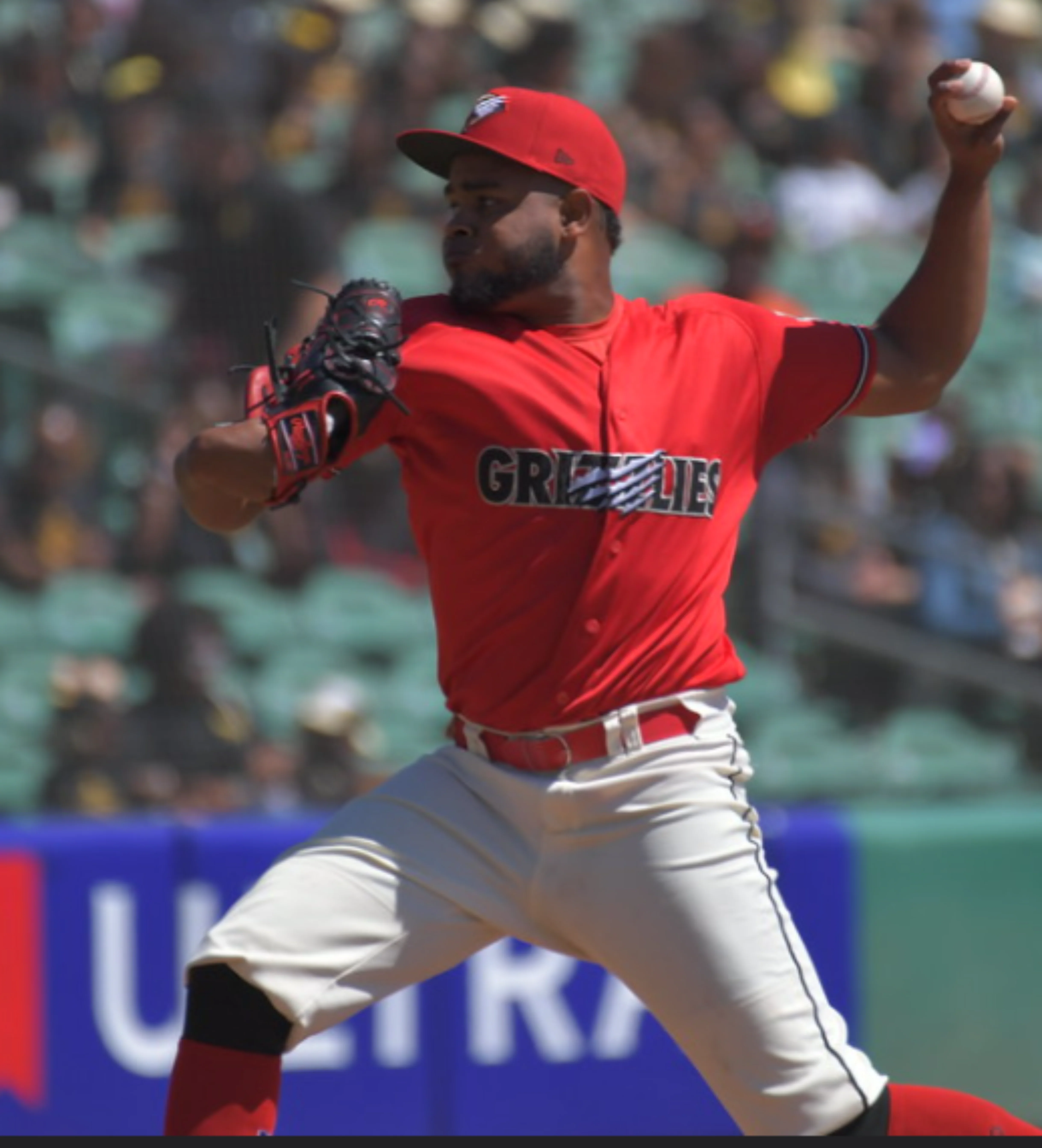 Fresno Grizzlies Authentic Red Alternate Jersey - Image 3