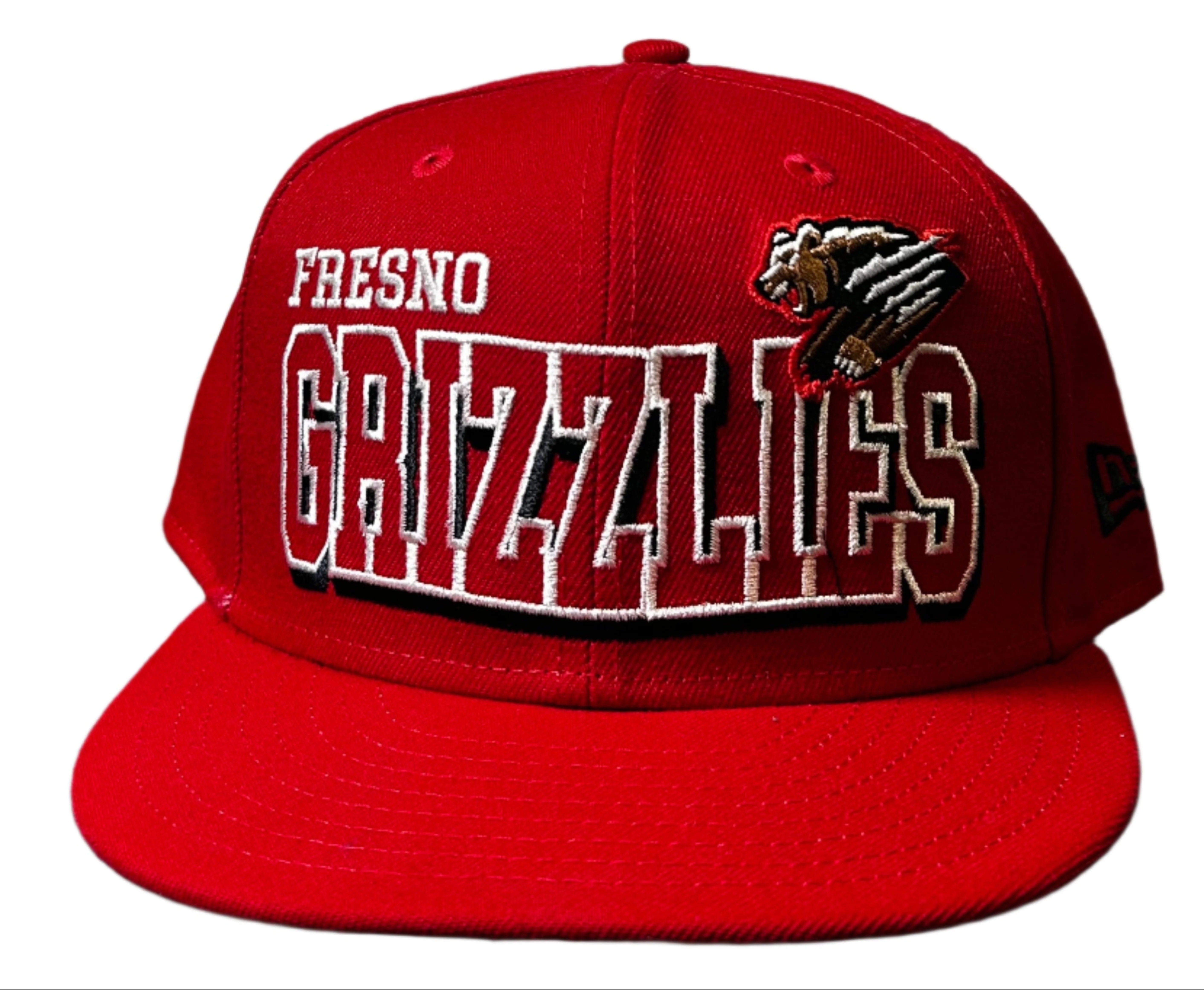 Red Grizzlies Lettering Snapback - Image 2