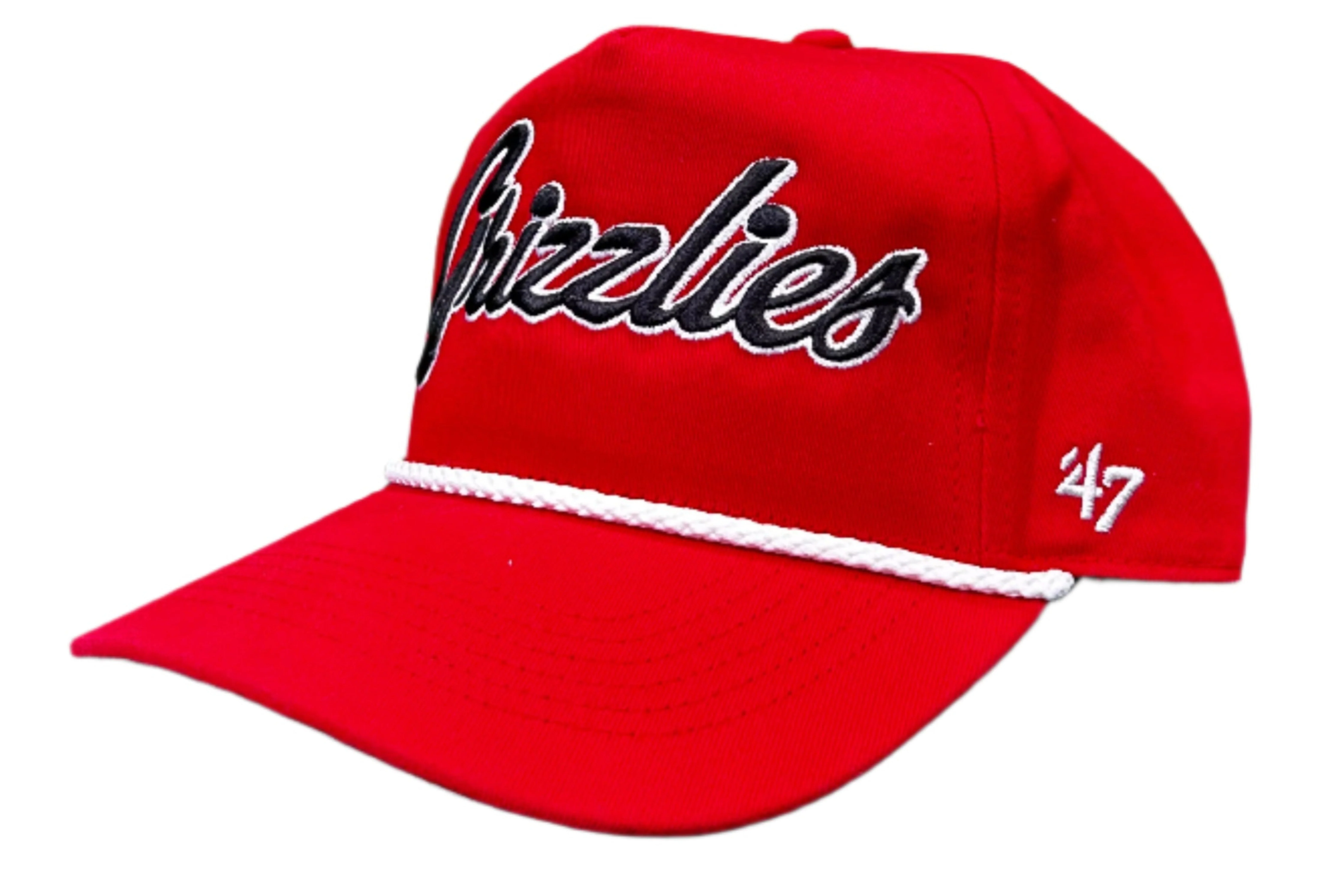 Fresno Grizzlies Red Overhand Rope Golf Cap