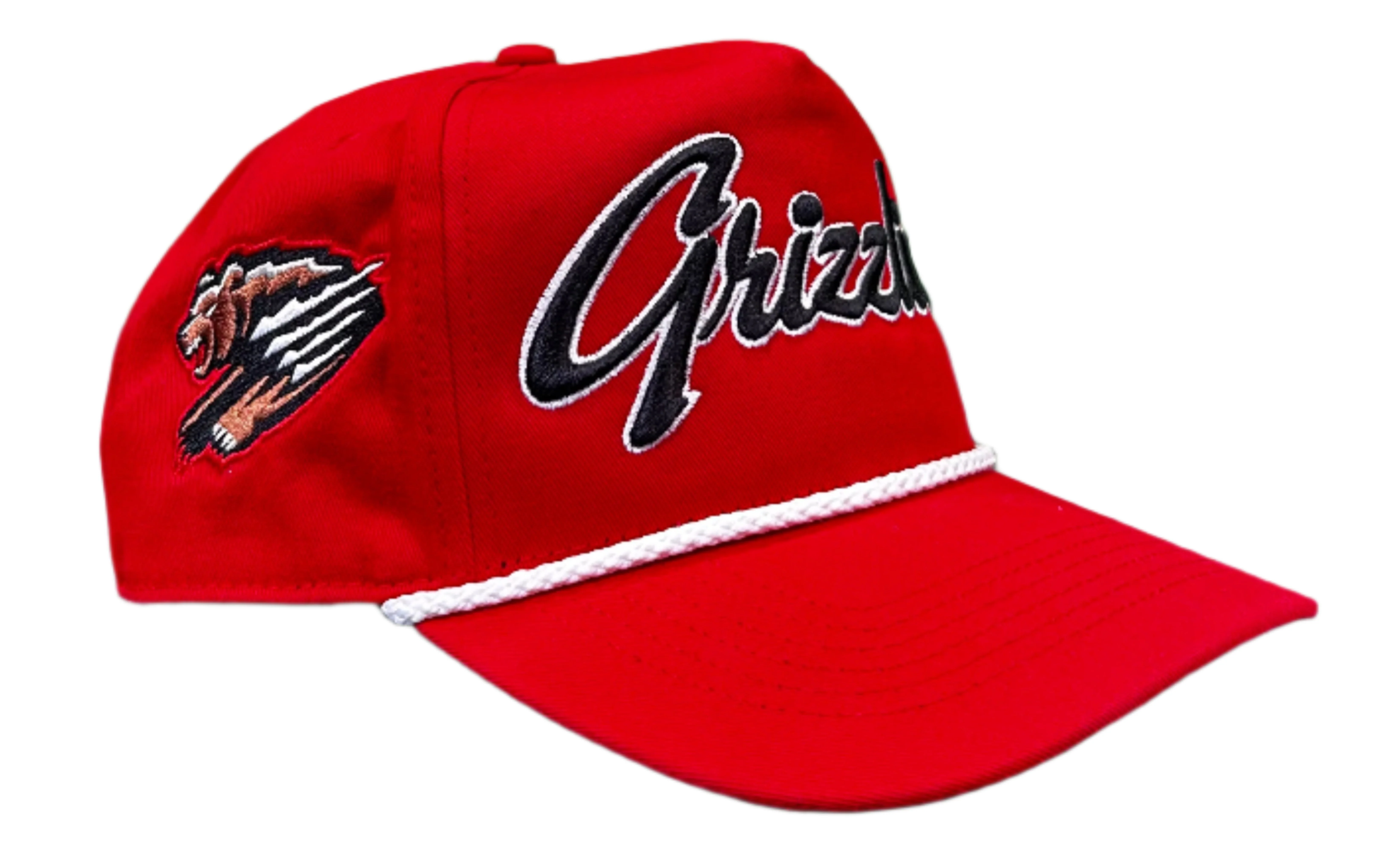 Fresno Grizzlies Red Overhand Rope Golf Cap - Image 2