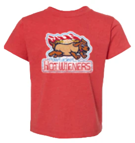 Pawtucket Hot Wieners 108 Stitches Red Toddler Tee