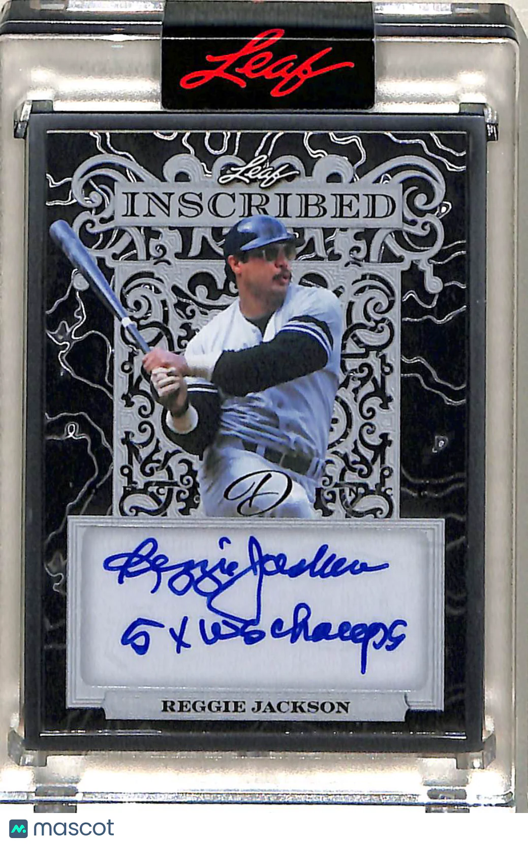 Reggie Jackson 2024 Leaf Decadence Inscribed Auto