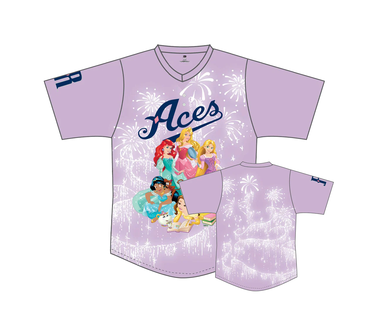 Reno Aces OT Sports Youth Princess Theme Night Purple Jersey