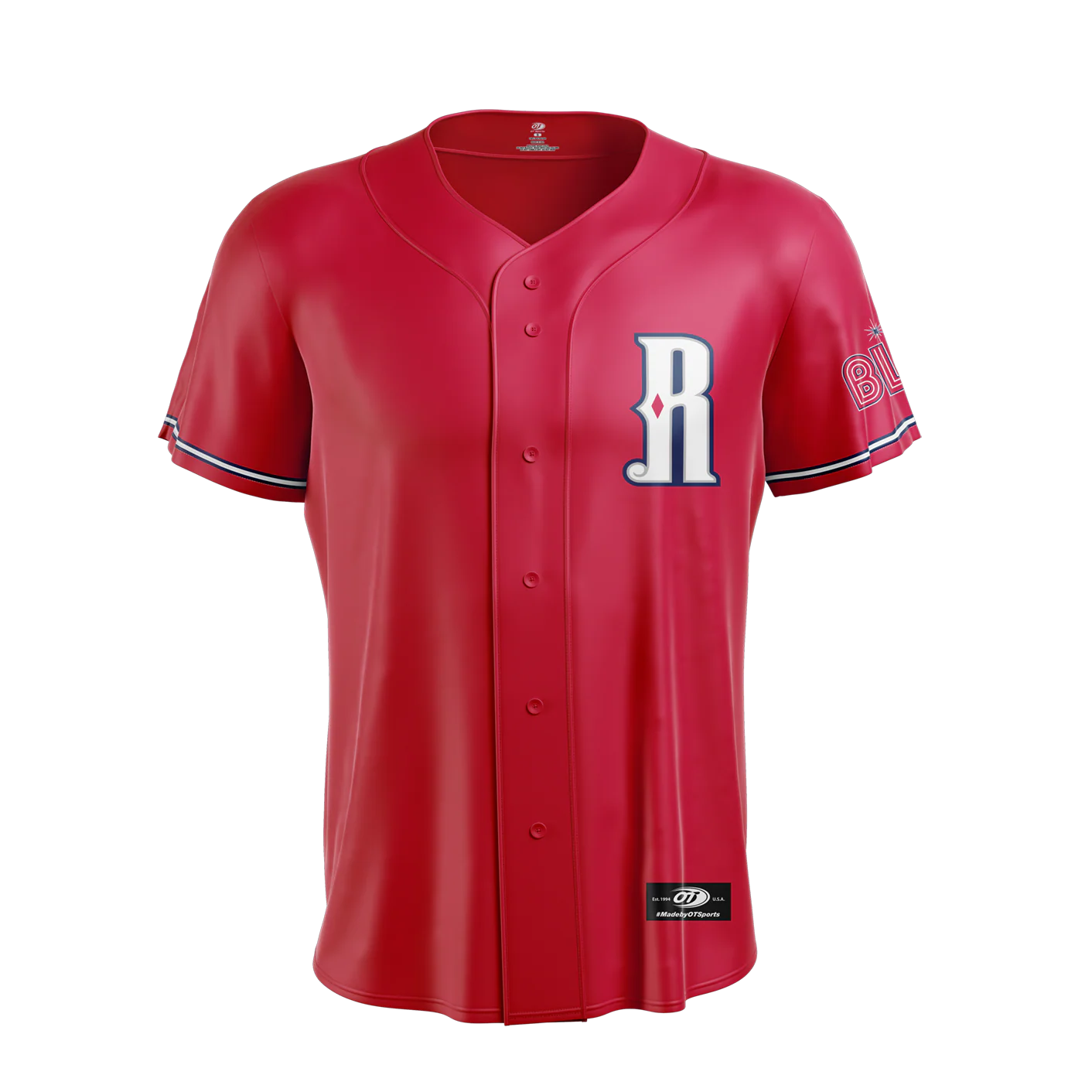Reno Aces Youth OT Sports Red On-Field Replica Jersey